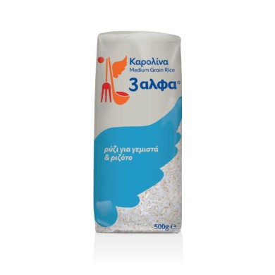 3ΑΛΦΑ ρύζι καρολίνα 500g