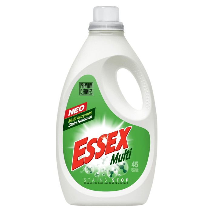 ESSEX Multi υγρό απορρυπαντικό ρούχων 45μεζ 2,25lt