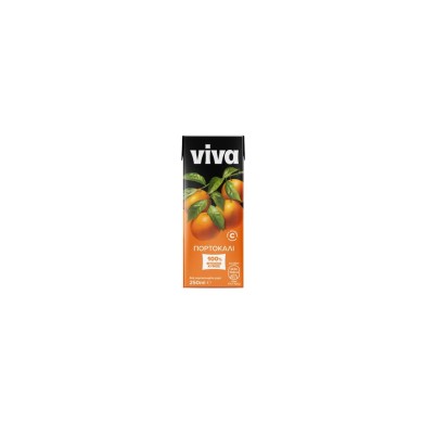 VIVA 100% φυσικός χυμός πορτοκάλι 250ml