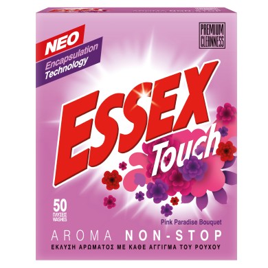 ESSEX Touch σκόνη πλυντηρίου ρούχων family pack 50μεζ