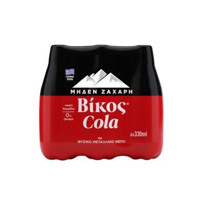 ΒΙΚΟΣ cola zero pet 6x330ml
