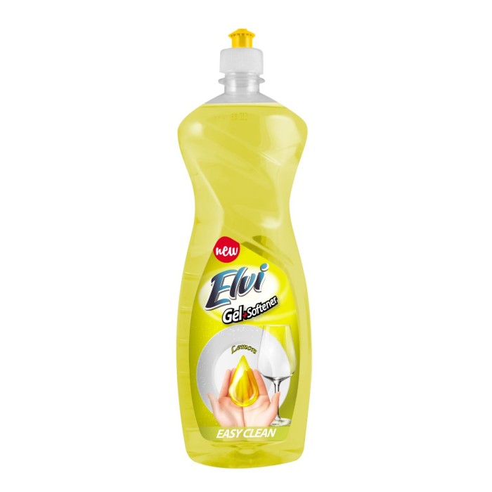 ELVI υγρο πιάτων με άρωμα λεμόνι 1lt