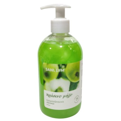 SANOLYM κρεμοσάπουνο πράσινο μήλο 500ml
